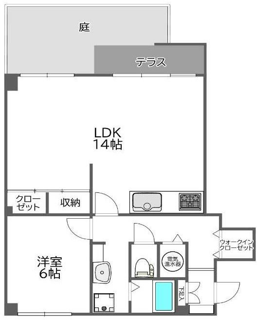 池尻ハウス103の間取り