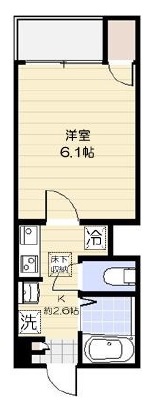 サンシエ祐天寺103の間取り