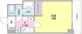 三宿通りApt.302の間取り