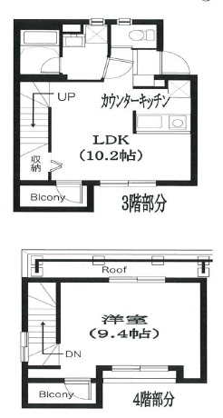 Residence Nakameguro(レジデンス中目黒)303の間取り