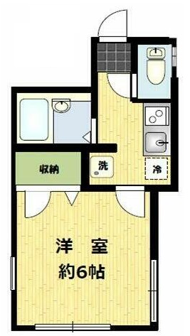 サンライズ中目黒203の間取り