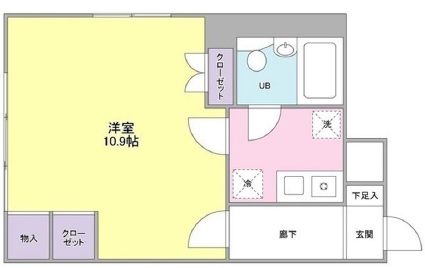 ジョイヒルズ南平台101の間取り