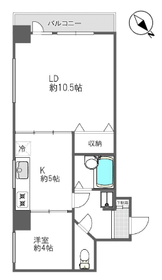 オリエンタル青葉台1001の間取り