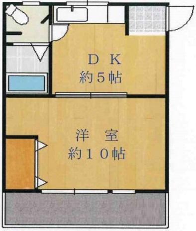 細井マンション603の間取り