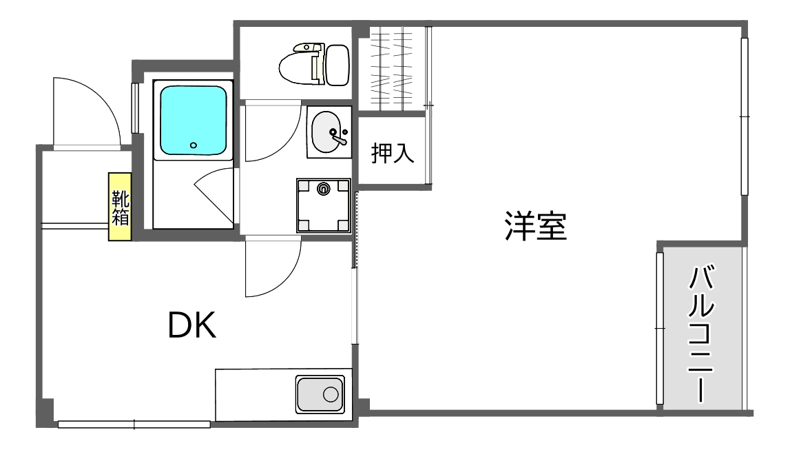目黒第5コーポラス804の間取り