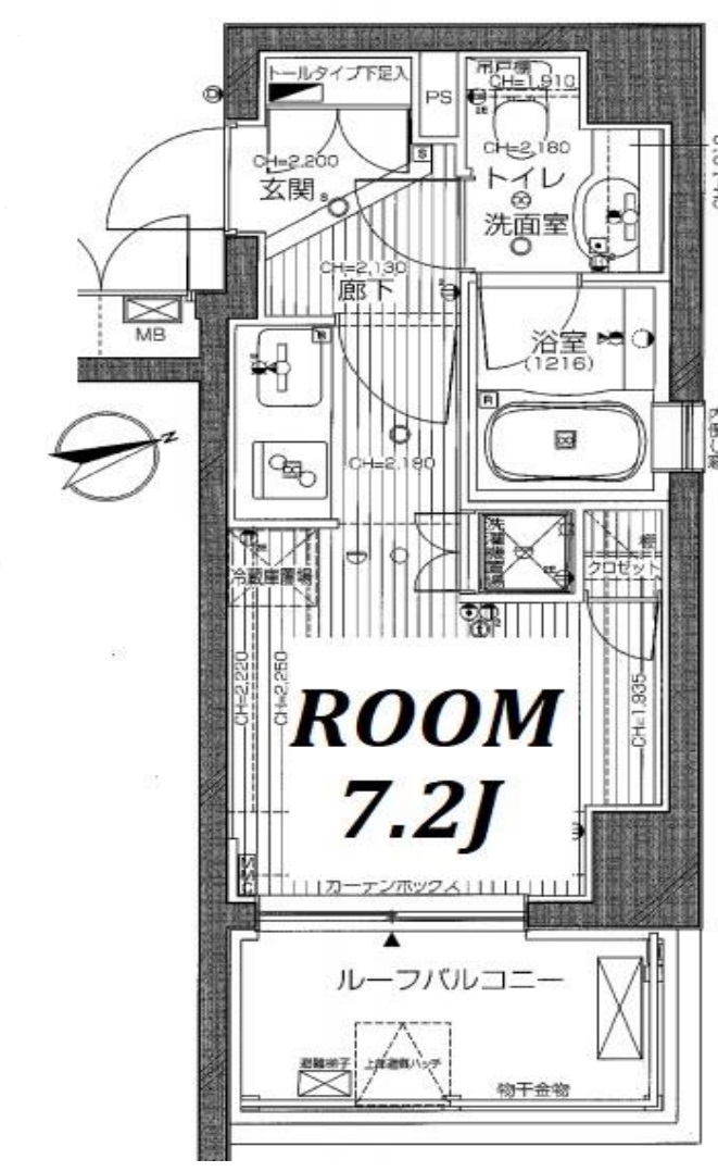 ダイナシティ三軒茶屋504の間取り