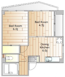 ライラックマツモト301の間取り