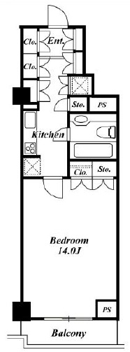KDX代官山レジデンス313の間取り