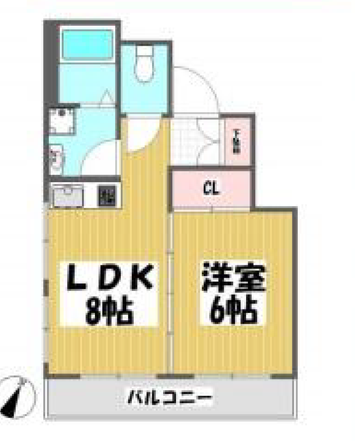 目黒中央マンション403の間取り