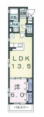 ジェルメヴィラ304の間取り