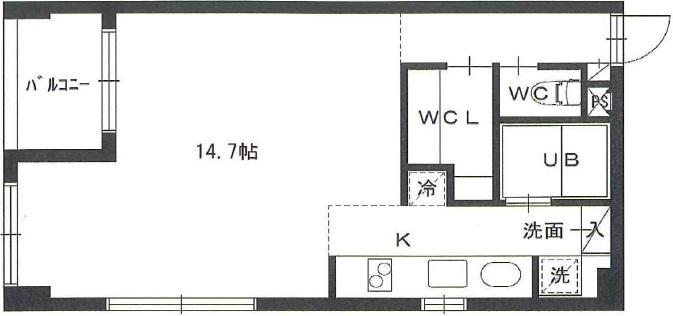 コンフォラス学芸大学201の間取り