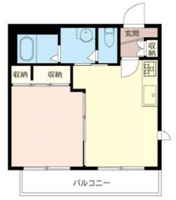 コンフォール祐天寺A201の間取り