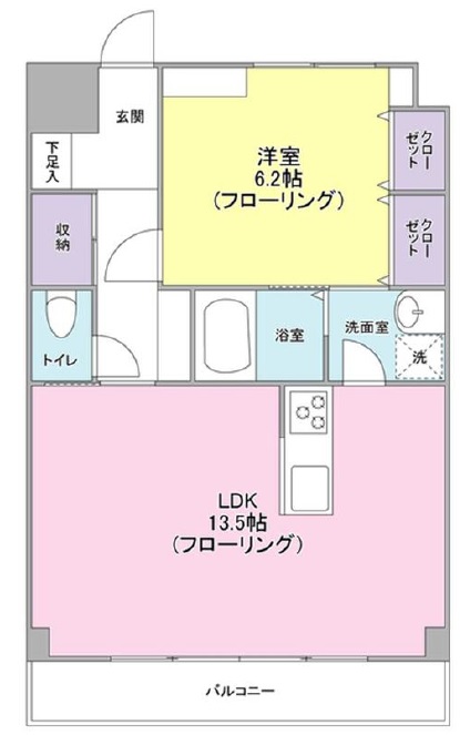 GREENHILL駒沢公園202の間取り