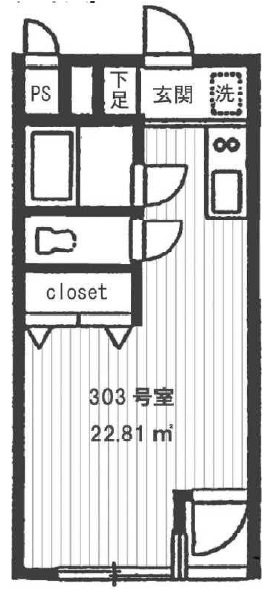 MSエステート303の間取り
