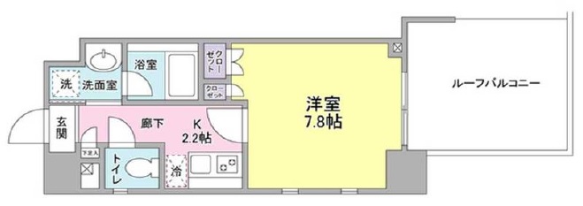 コンフォリア池尻304の間取り