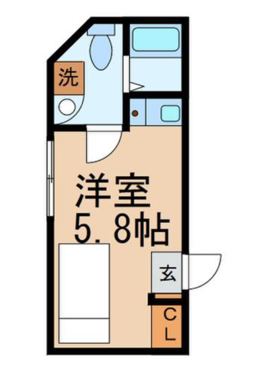 La Blancheur KOMAZAWA(ラ・ブランシュール駒沢)301の間取り