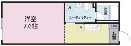 Privia祐天寺(プリヴィア祐天寺)202の間取り