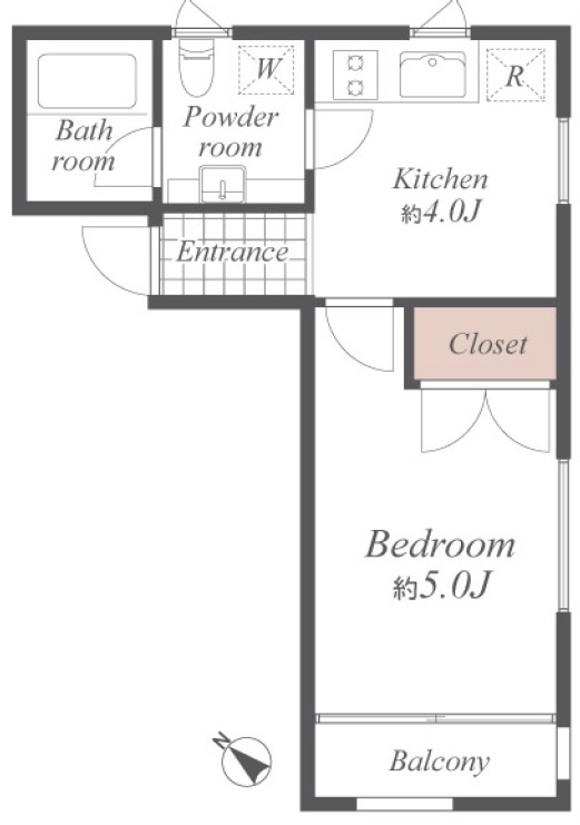 ノブジィハウス402の間取り