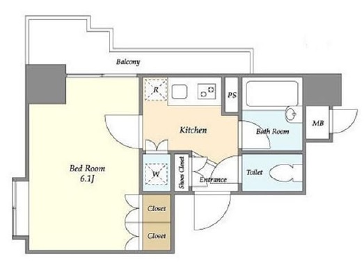 パレステュディオ渋谷STATIONFRONT0603の間取り