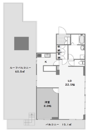 大永初台マンション1001の間取り