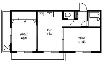 メゾンクボタ301の間取り