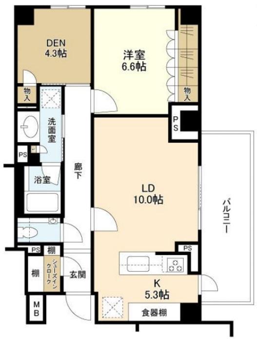 ブランズ碑文谷301の間取り