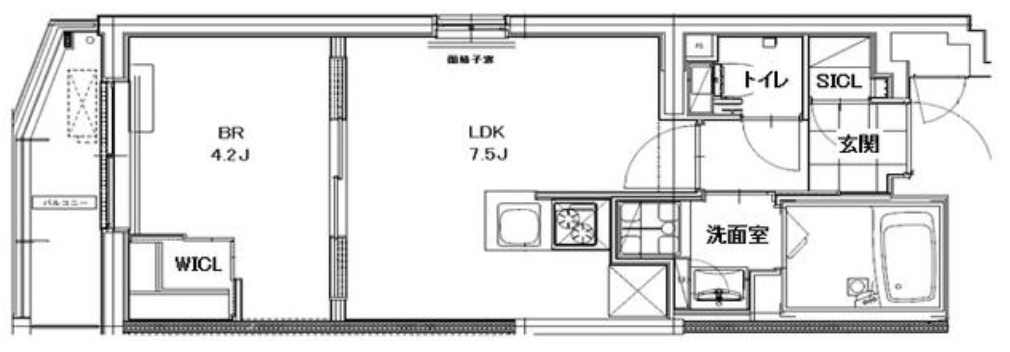 ルネサンスコート三軒茶屋101の間取り