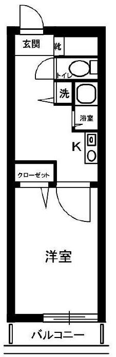 メゾン・ド・クリスタル207の間取り