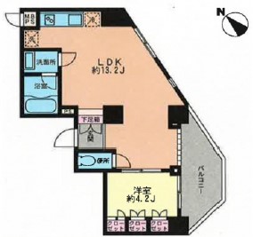 プライムアーバン目黒青葉台604の間取り