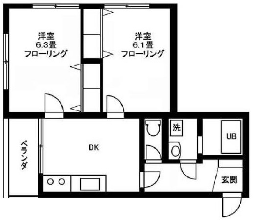 アスティムーラ302の間取り