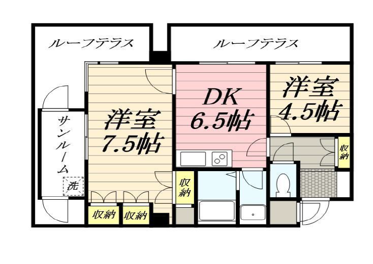 マノワール小滝園301の間取り