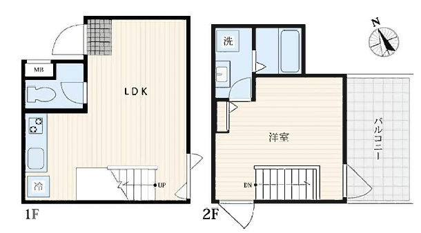 カ・ドゥアーレ101の間取り