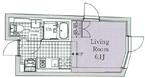 EXAM祐天寺Ⅱ102の間取り