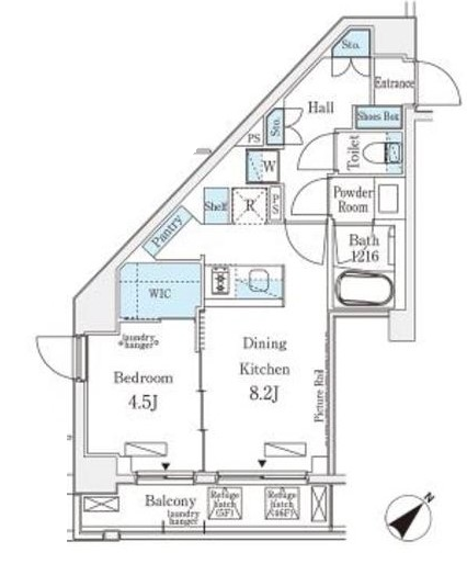 ベルファース駒沢大学605の間取り