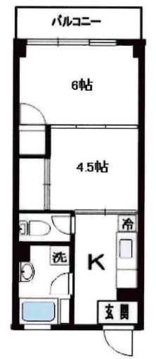 ハイツ太陽302の間取り