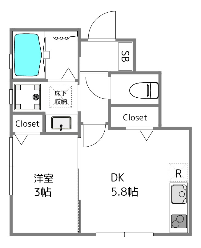 MKS世田谷赤堤101の間取り