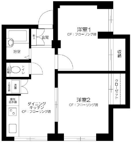 カーサマキ303の間取り