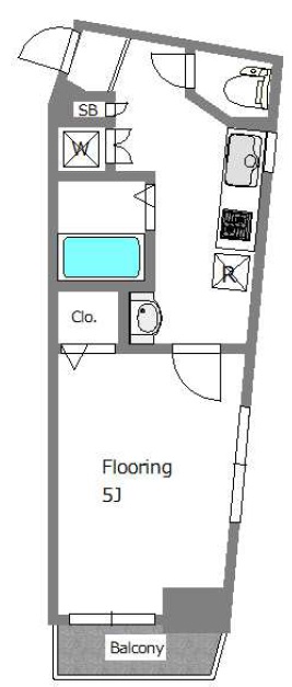 ルシエルⅡ201の間取り