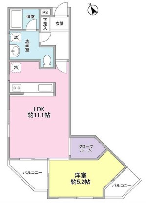 セローセロー自由が丘101の間取り