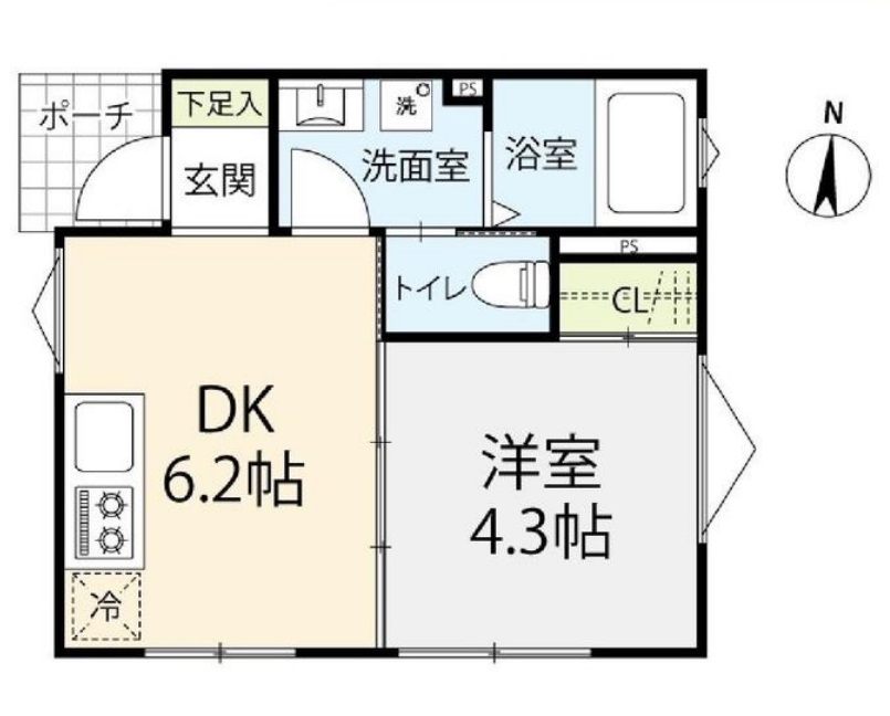 テラス駒沢公園102の間取り