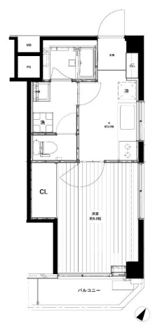 ラブリーコーポ三田301の間取り