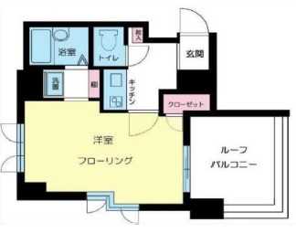 パークウェル下北沢601の間取り