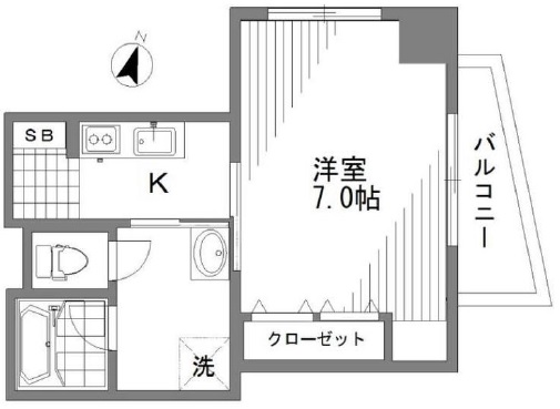 パーク池尻301の間取り