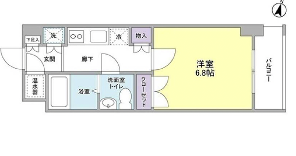 M'sレジデンスM304の間取り