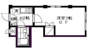 メゾンブロー105の間取り