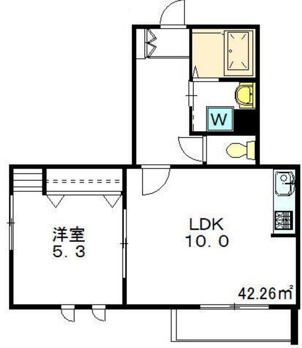 Maison de Sanwa101の間取り