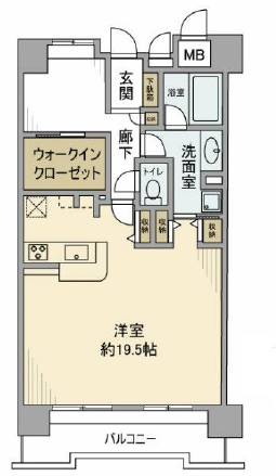 ライオンズマンション渋谷シティ806の間取り