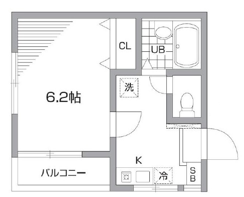 ブレアコート恵比寿201の間取り