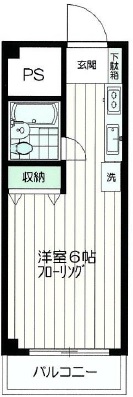 カナヂビル202の間取り