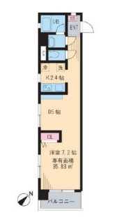 メゾンアンシャンテ101の間取り